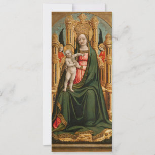 “The Virgin and Child” art custom invitations