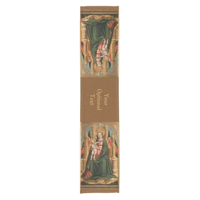 “The Virgin and Child” art table runner (Front)