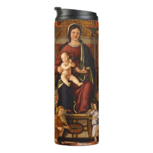 “The Virgin and Child” art tumbler