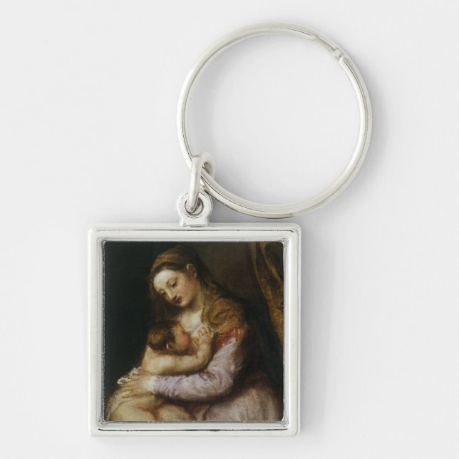 The Virgin and Child, c.1570-76 Key Ring (Front)