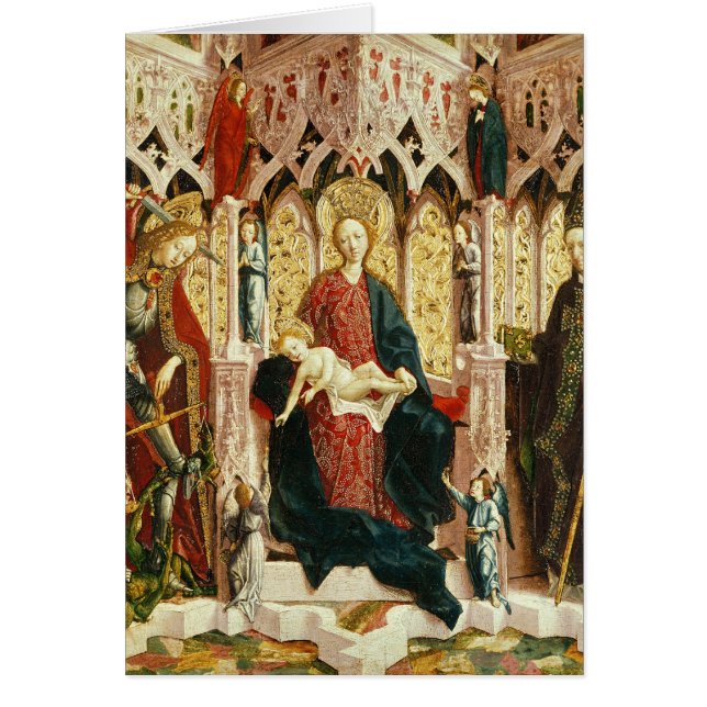 The Virgin and Child Enthroned, c.1475 (Front)