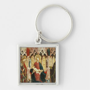 The Virgin and Child Enthroned, c.1475 Key Ring