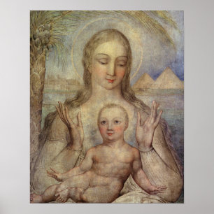 The Virgin and Child in Egypt, 1810 Poster