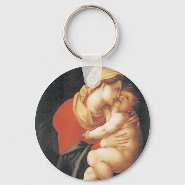 The Virgin and Child Key Ring (Front)