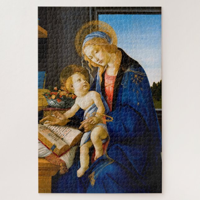 The Virgin and Child, Sandro Botticelli Jigsaw Puzzle (Vertical)