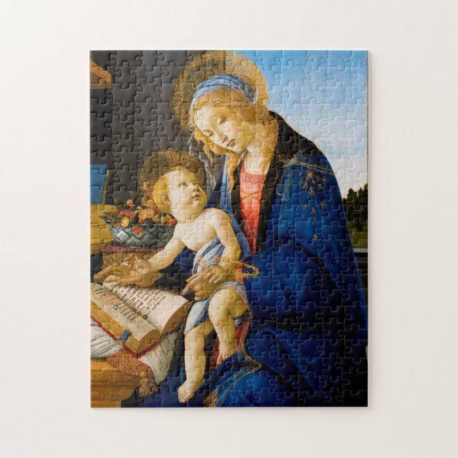 The Virgin and Child, Sandro Botticelli Jigsaw Puzzle (Vertical)