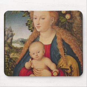 The Virgin and Child under an Apple Tree Mouse Pad