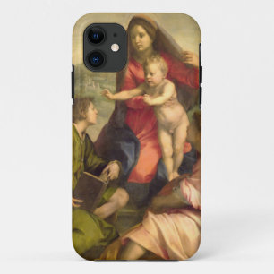 The Virgin and Child with a Saint and an Angel, c. iPhone 11 Case