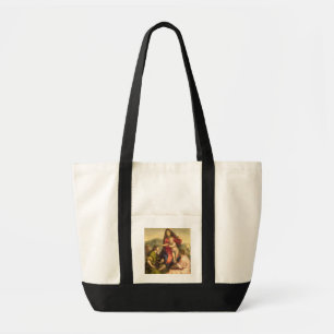 The Virgin and Child with a Saint and an Angel, c. Tote Bag