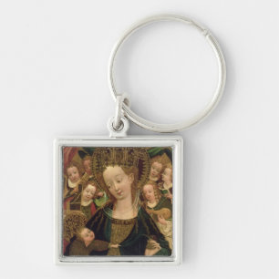 The Virgin and Child with Angels Key Ring