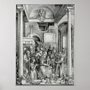 The Virgin and Child with Saints Poster