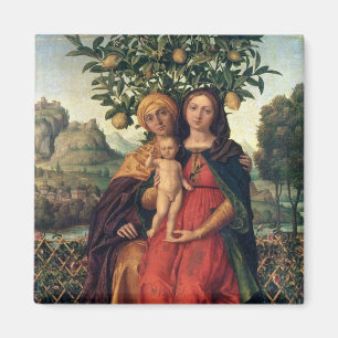 The Virgin and Child with St Anne, 1510-18 Magnet