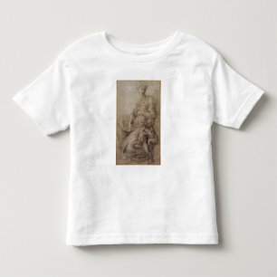 The Virgin and Child with the infant Baptist Toddler T-Shirt