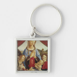 The Virgin and Child with Two Angels, c.1470's Key Ring