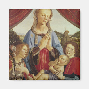 The Virgin and Child with Two Angels, c.1470's Magnet