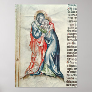 The Virgin and Christ, from the Passion of Poster