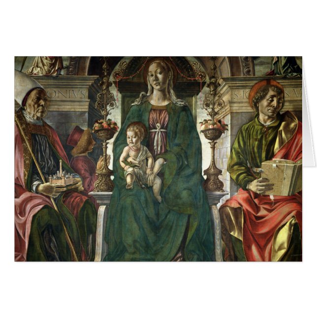 The Virgin and Saints, 1474 (Front Horizontal)