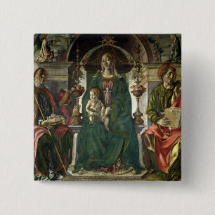 The Virgin and Saints, 1474 15 Cm Square Badge