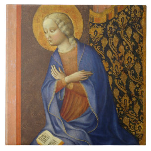 The Virgin Annunciate, c. 1430 (tempera on panel) Ceramic Tile