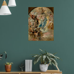 The Virgin as Woman of the Apocalypse   Rubens   Poster