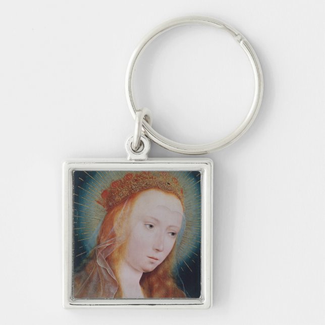 The Virgin at Prayer Key Ring (Front)