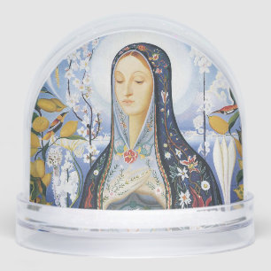 The Virgin by Joseph Stella Snowglobe