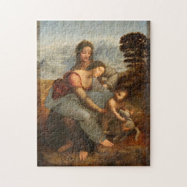 The Virgin Child Saint Anne Leonardo da Vinci  Jigsaw Puzzle (Vertical)