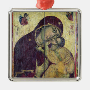 The Virgin Eleousa, from Nessebar Metal Ornament