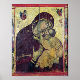 The Virgin Eleousa, from Nessebar Poster