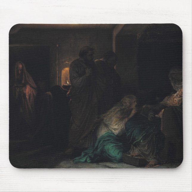 The Virgin Fainting, 1856 Mouse Pad (Front)