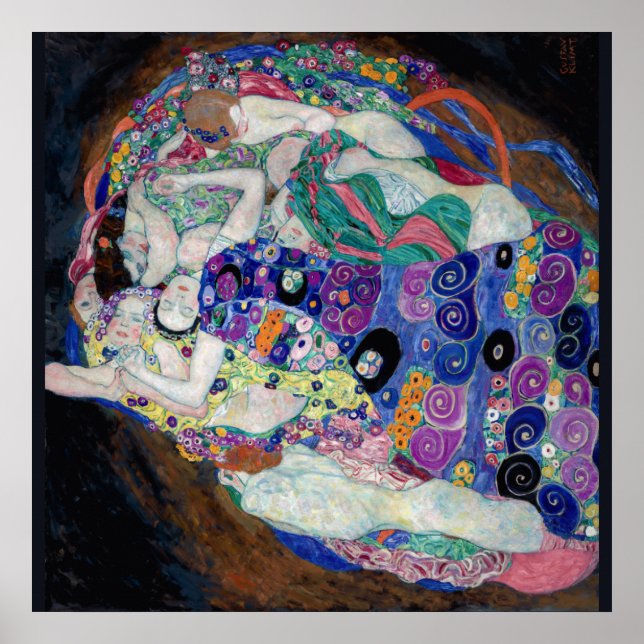 The Virgin, Gustav Klimt  Poster (Front)