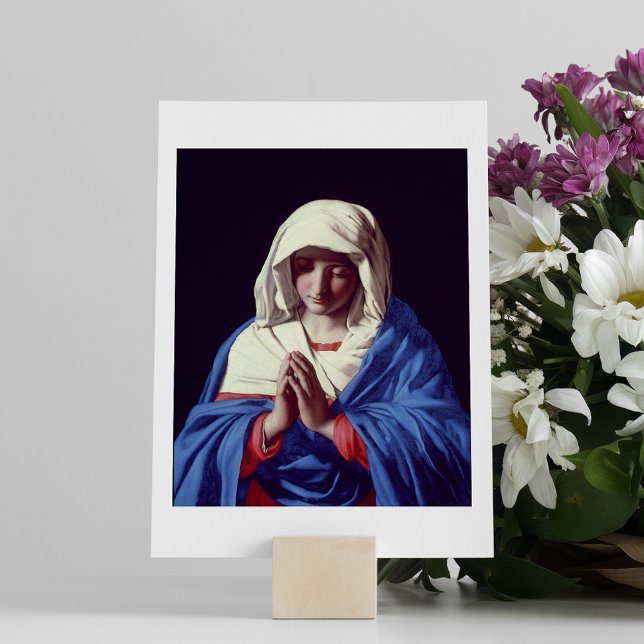 The Virgin in Prayer, 1640-50 (oil on canvas) (Creator Uploaded)