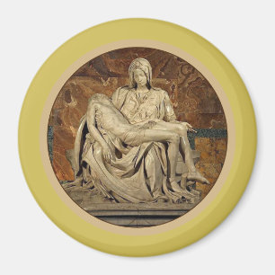 The Virgin Mary and Christ Pietà by Michelangelo Magnet