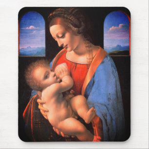 The Virgin Mary Breastfeeding The Christ Child-324 Mouse Pad