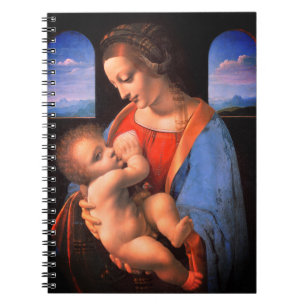 The Virgin Mary Breastfeeding The Christ Child Notebook