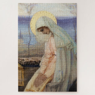 “The Virgin Mary” by Mikhail Nesterov Jigsaw Puzzle