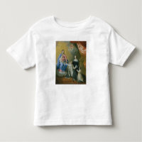 The Virgin Mary gives the Crown and Sceptre