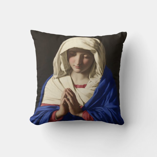The Virgin Mary in Prayer Cushion (Front)