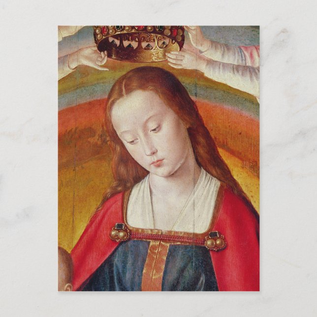 The Virgin Mary with her Crown Postcard (Front)