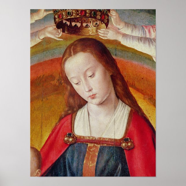 The Virgin Mary with her Crown Poster (Front)