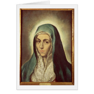 The Virgin Mourning (oil on canvas)