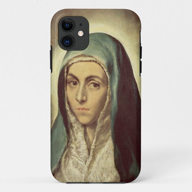 The Virgin Mourning (oil on canvas) Case-Mate iPhone Case (Back)