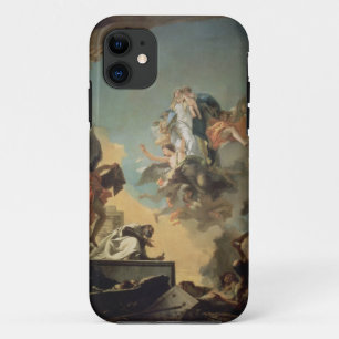 The Virgin of Carmel Giving the Scapula to the Ble iPhone 11 Case