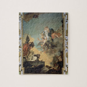 The Virgin of Carmel Giving the Scapula to the Ble Jigsaw Puzzle