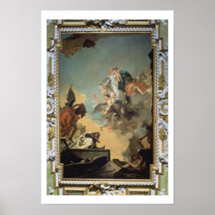 The Virgin of Carmel Giving the Scapula to the Ble Poster