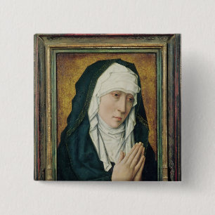 The Virgin of Sorrow 2 15 Cm Square Badge