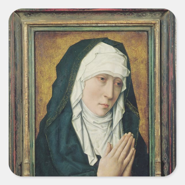The Virgin of Sorrow 2 Square Sticker (Front)
