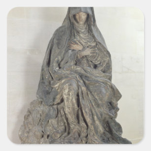 The Virgin of Sorrow Square Sticker