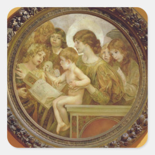 The Virgin of the Angels Square Sticker