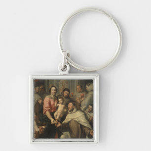 The Virgin of the Carmelites Key Ring